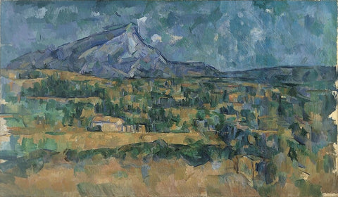 Mont Sainte-Victoire by Paul Cézanne. Circa 1902-06. Source.