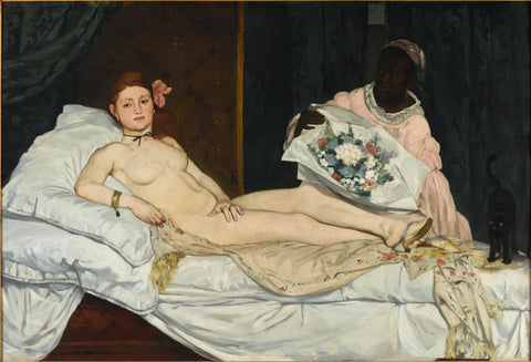 Olympia by Edouard Manet. 1863.