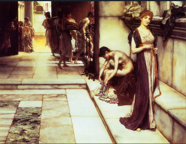 The Apodyterium by Sir Lawrence Alma-Tadema. 1886. Source. 