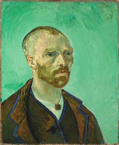 Self-portrait Dedicated to Paul Gauguin by Vincent van Gogh. 1888.