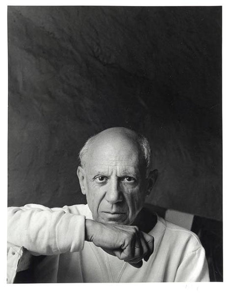 Pablo Picasso by Arnold Newman. 1954.