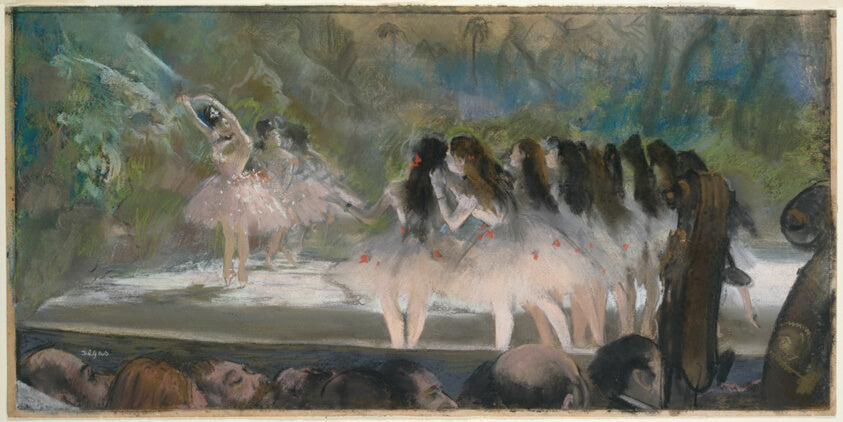 Ballet at the Paris Opéra by Edgar Degas. 1877
