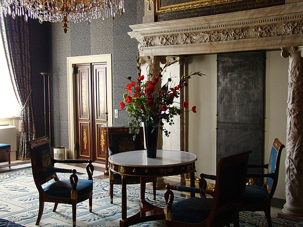 Bedroom at the Royal Palace Amsterdam.