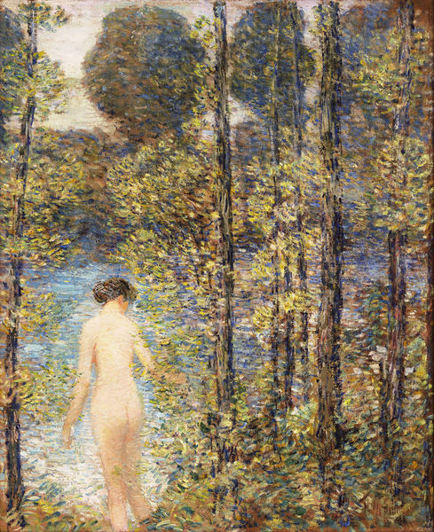 The Bather by Childe Hassam. Circa 1905. M.S. Rau. 