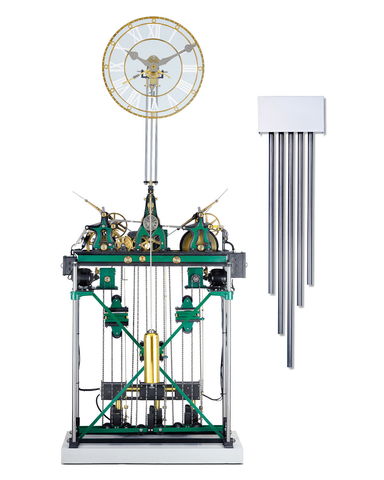 Three-Train Tower Clock by Seth Thomas. Circa 1930. M.S. Rau.