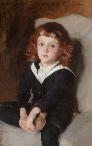 Portrait of Laurence Millet by John Singer Sargent. 1887. M.S. Rau.
