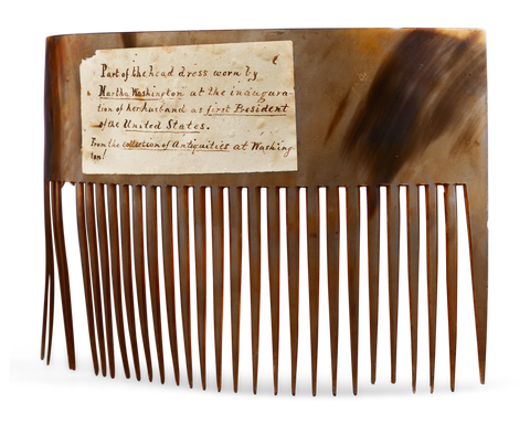 Martha Washington's Hair Comb. 18th Century. M.S. Rau.