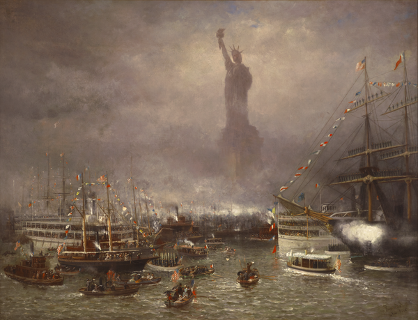 Statue Of Liberty Celebration, October 28, 1886 By Frederic Rondel. Circa 1887. M.S. Rau.