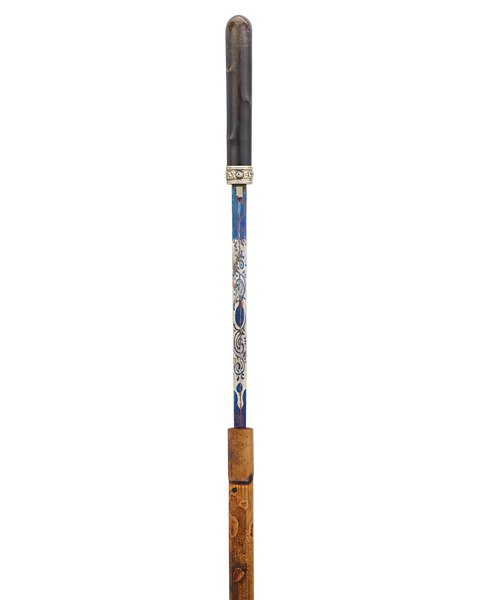 Blue Steel Sword Cane. M.S. Rau, New Orleans.