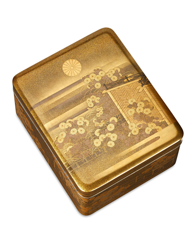 Japanese Maki-e Lacquer Box for Emperor Taisho. Circa 1915. M.S. Rau, New Orleans.