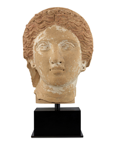 The goddess Demeter was regularly celebrated with original plays and performances in Ancient Greece.  Ancient Greek Terracotta Goddess. Circa 400 BCE. M.S. Rau.