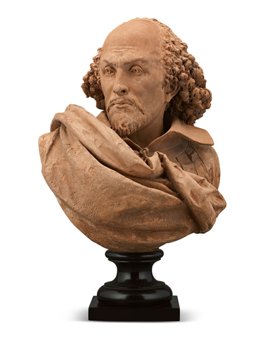 Bust Of William Shakespeare by Albert-Ernest Carrier-Belleuse. Circa 1887. M.S. Rau.
