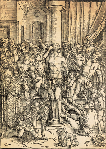 The Scourging of Christ by Albrecht Dürer. M.S. Rau, New Orleans.