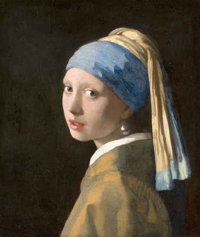 Girl with a Pearl Earring by Johannes Vermeer. Source.