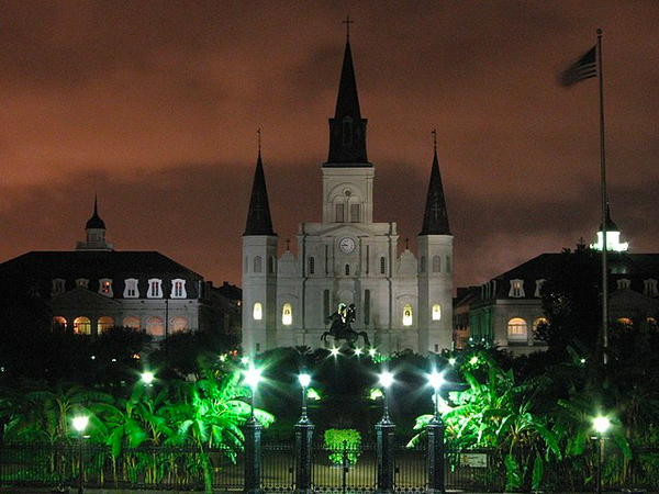 St. Louis Cathedral, New Orleans, LA. 2009. Source.