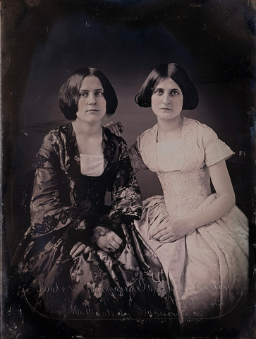 Portrait of Kate and Maggie Fox, Spirit Mediums from Rochester, New York. Missouri History Museum.