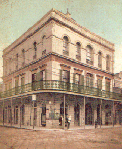 LaLaurie Mansion. 1906 Postcard. Source.
