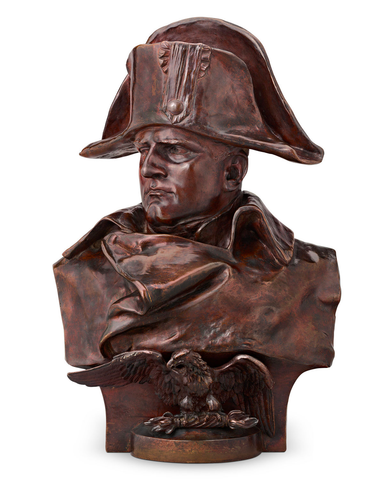 Bronze Bust of Napoleon by Renzo Colombo. M.S. Rau.
