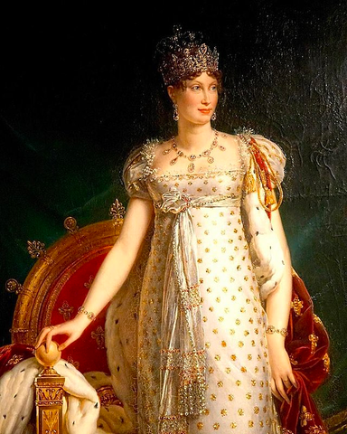 Empress Marie Louise of the French. Circa 1812
