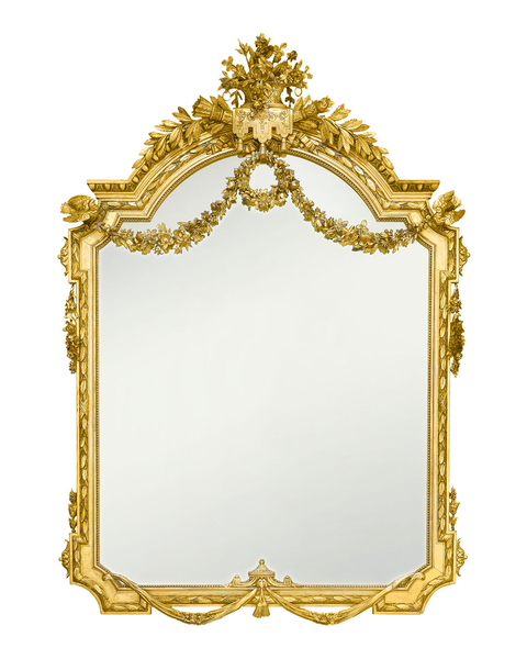 Napoleon III Giltwood Mirror. M.S. Rau.