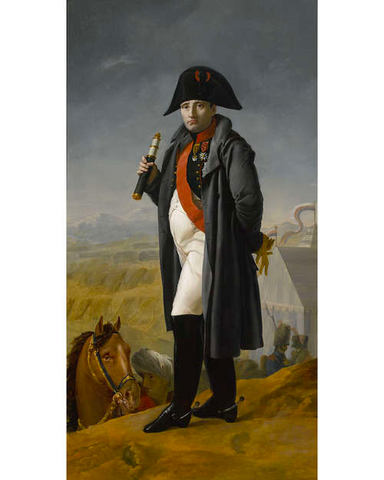Napoleon before the Battle of Moscow by Joseph Franque, 1812, M.S. Rau.