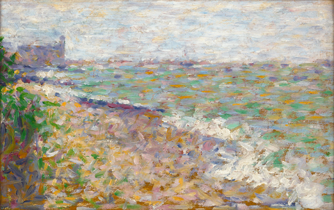 Le mouillage à Grandcamp by Georges Seurat.
