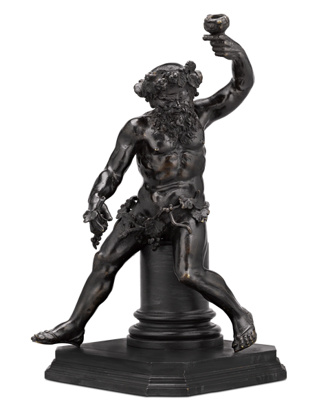 Flemish Baroque Bronze Bacchus. 1670.