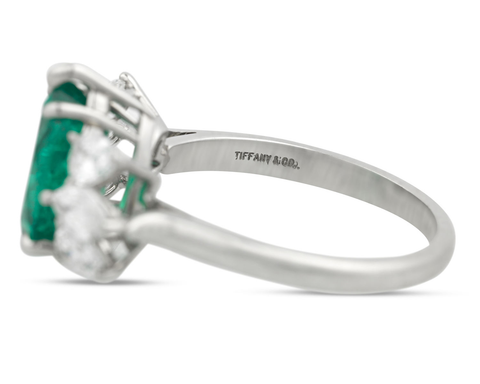 Tiffany & Co. Columbian Emerald and Diamond Ring