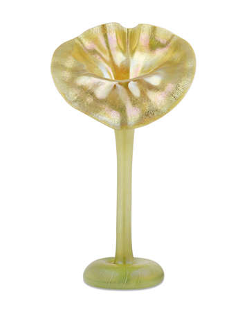 Tiffany Studios Jack-in-the-Pulpit Vase. Circa 20th century. M.S. Rau
