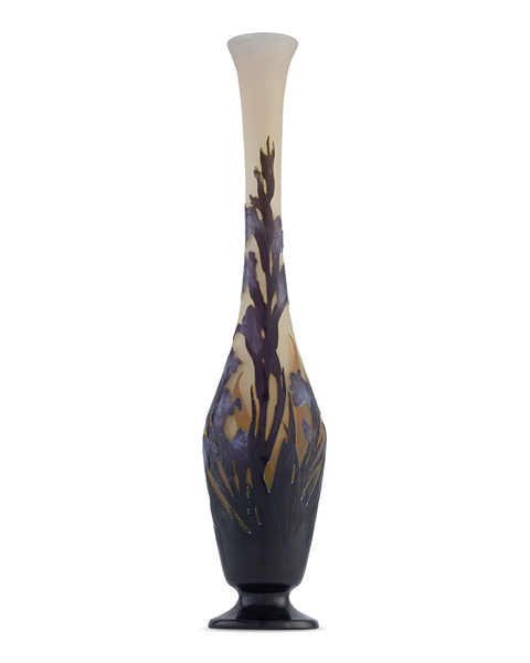 Cameo Glass Vase by Émile Gallé. Circa 1900. M.S. Rau