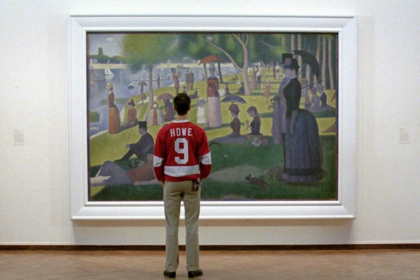 A Still from Ferris Bueller’s Day Off featuring Georges Seurat’s A Sunday on La Grande Jatte. Dir. by John Hughes. 1986.