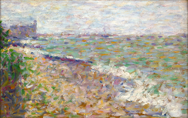 La Mouillage à Grandcamp by Georges Seurat. Circa 1885.