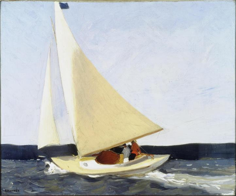 Sailing by Hopper. 1911. Carnegie Museum of Art.