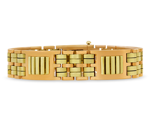 Cartier Retro Gold Bracelet. M.S. Rau.