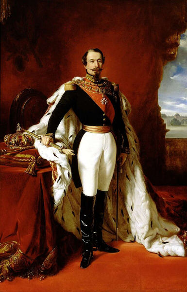 Louis-Napoleon Bonaparte made good on his dream to become French emperor in 1852. He’s shown here in a portrait by Franz Xaver Winterhalter, circa 1853.