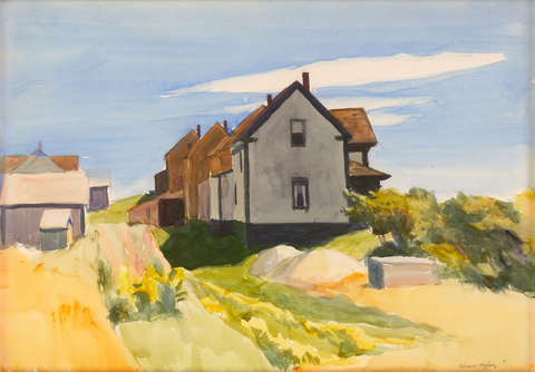 Group of Houses by Hopper. 1923-24.