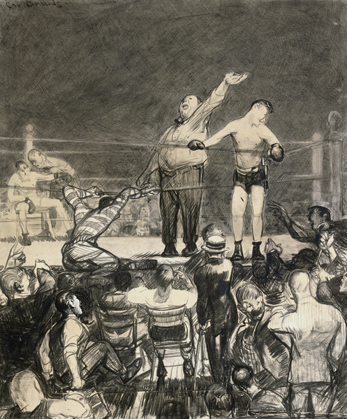 Introducing the Champion by George Bellows. M. S. Rau, New Orleans. 