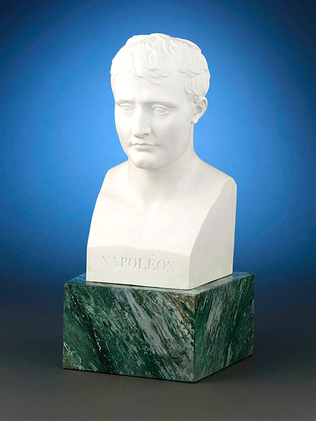Sèvres Napoleon Bust in Bisque Porcelain. Circa 1810. M.S. Rau, New Orleans. (sold)