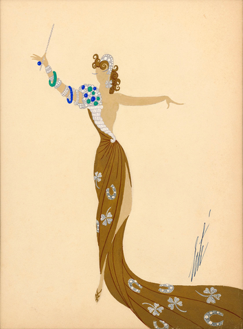 La fée Chance by Erté. 1946