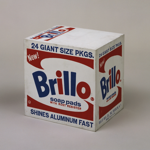 Brillo Box by Andy Warhol. Dated 1964. Museum of Modern Art, NYC.