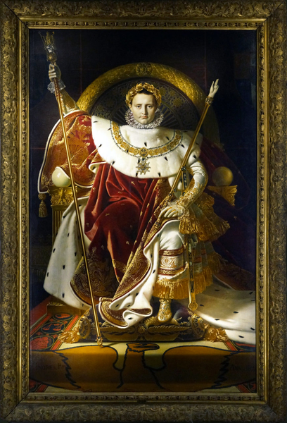 Jean-Auguste-Dominique Ingres, Napoleon on his Imperial Throne, 1806