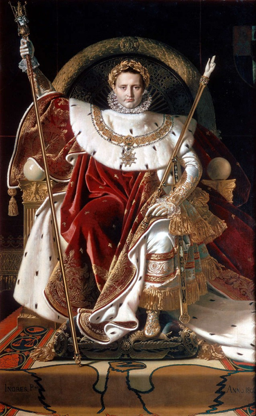 Jean Auguste Dominque Ingres, Napoleon I on His Imperial Throne