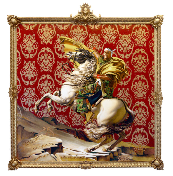 Kehinde Wiley, Napoleon Leading the Army over the Alps, 2005 | Brooklyn Museum