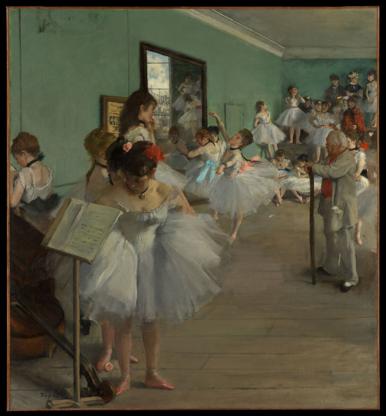 The Dance Class by Edgar Degas. 1874.