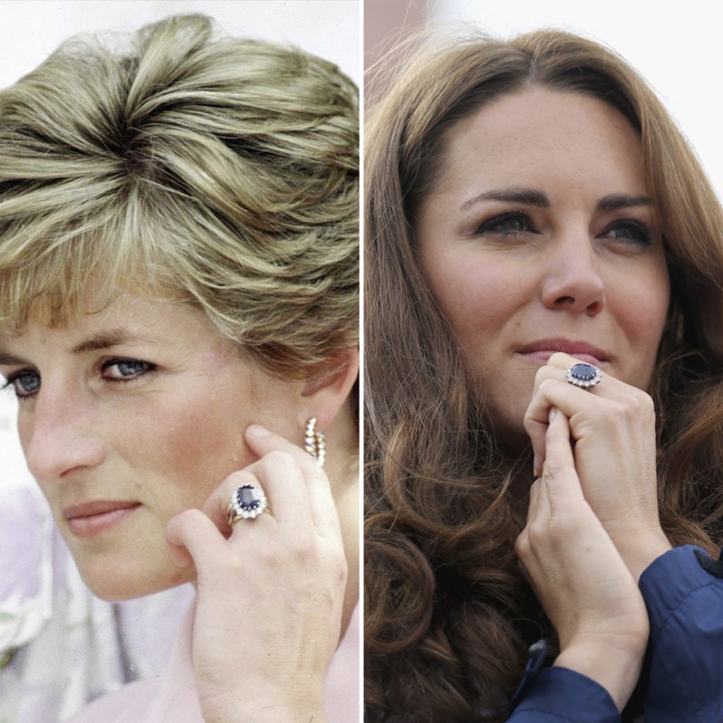 In a truly touching show of affection, William proposed to Kate using his mother, the late Princess Diana's sapphire engagement ring.