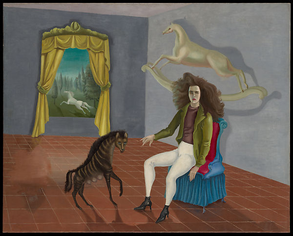 Self-Portrait  by Leonora Carrington. Circa 1937-38. Metropolitan Museum of Art, New York. 