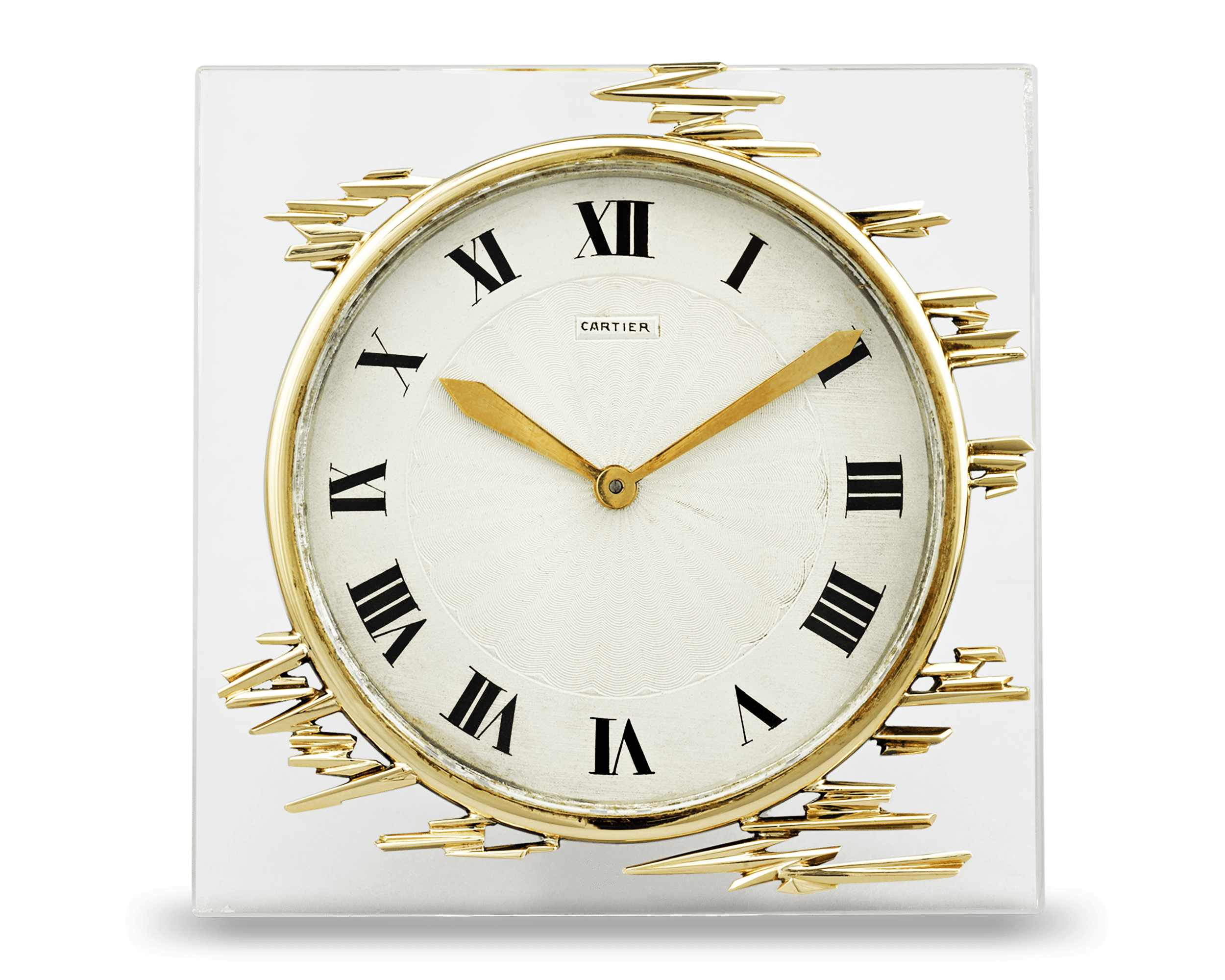 cartier desk clock