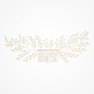 AR707 Rice Pearl Veil Comb - Arianna Bespoke