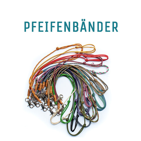 pfeifenband leder paracord seil