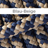 retrieverleine-blau-beige-10mm